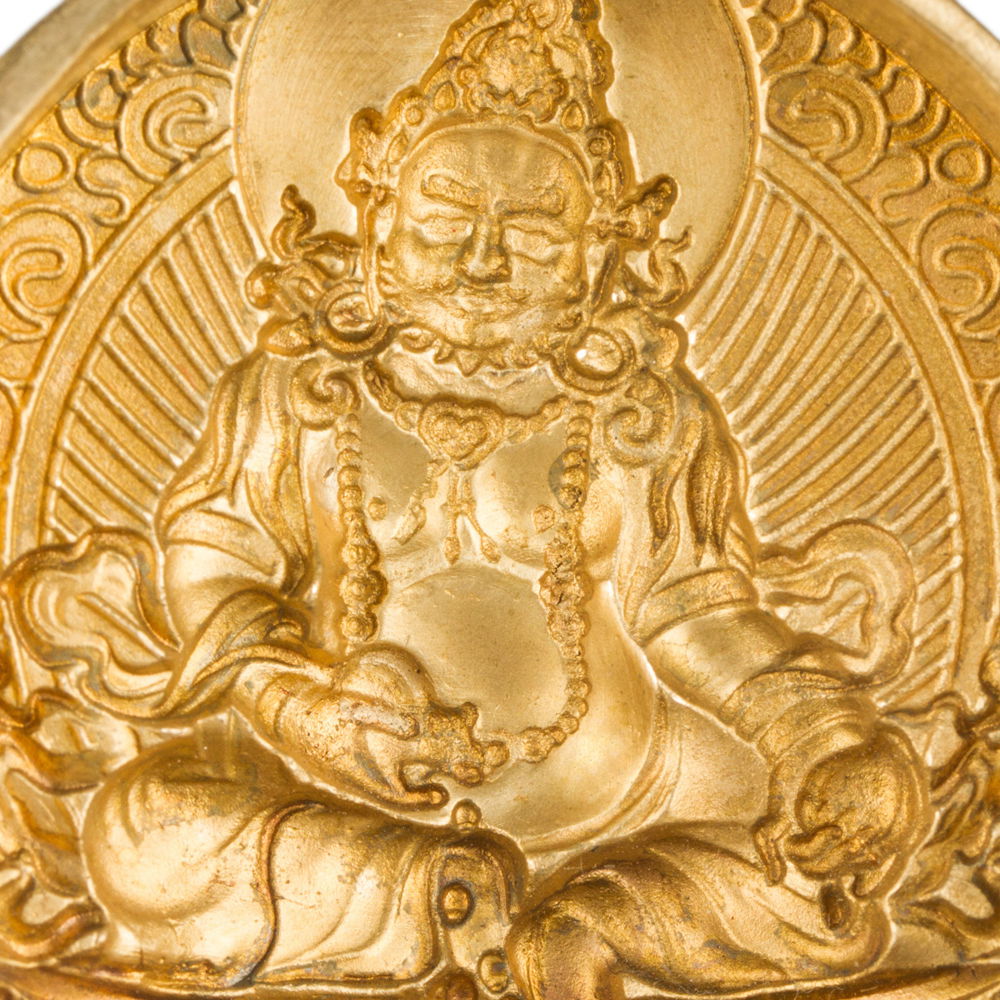 Tsa-tsa "Jambhala" (aka Dzambhala), the God of Wealth, traditional Tibetan mold, small size, Small
