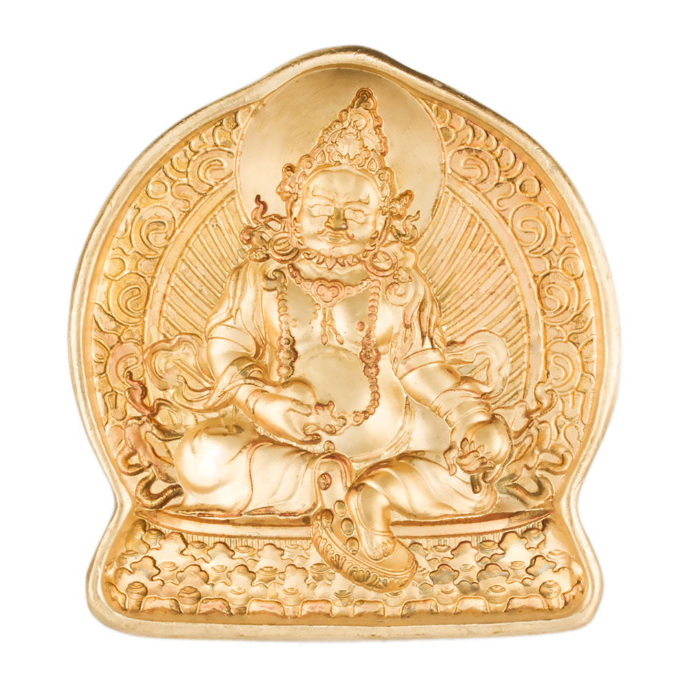Tsa-tsa "Jambhala" (aka Dzambhala), the God of Wealth, traditional Tibetan mold, medium size, Medium