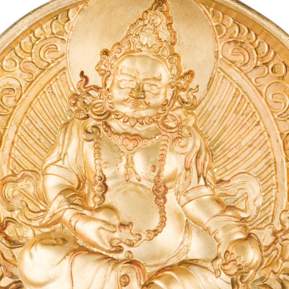 Tsa-tsa "Jambhala" (aka Dzambhala), the God of Wealth, traditional Tibetan mold, medium size, Medium