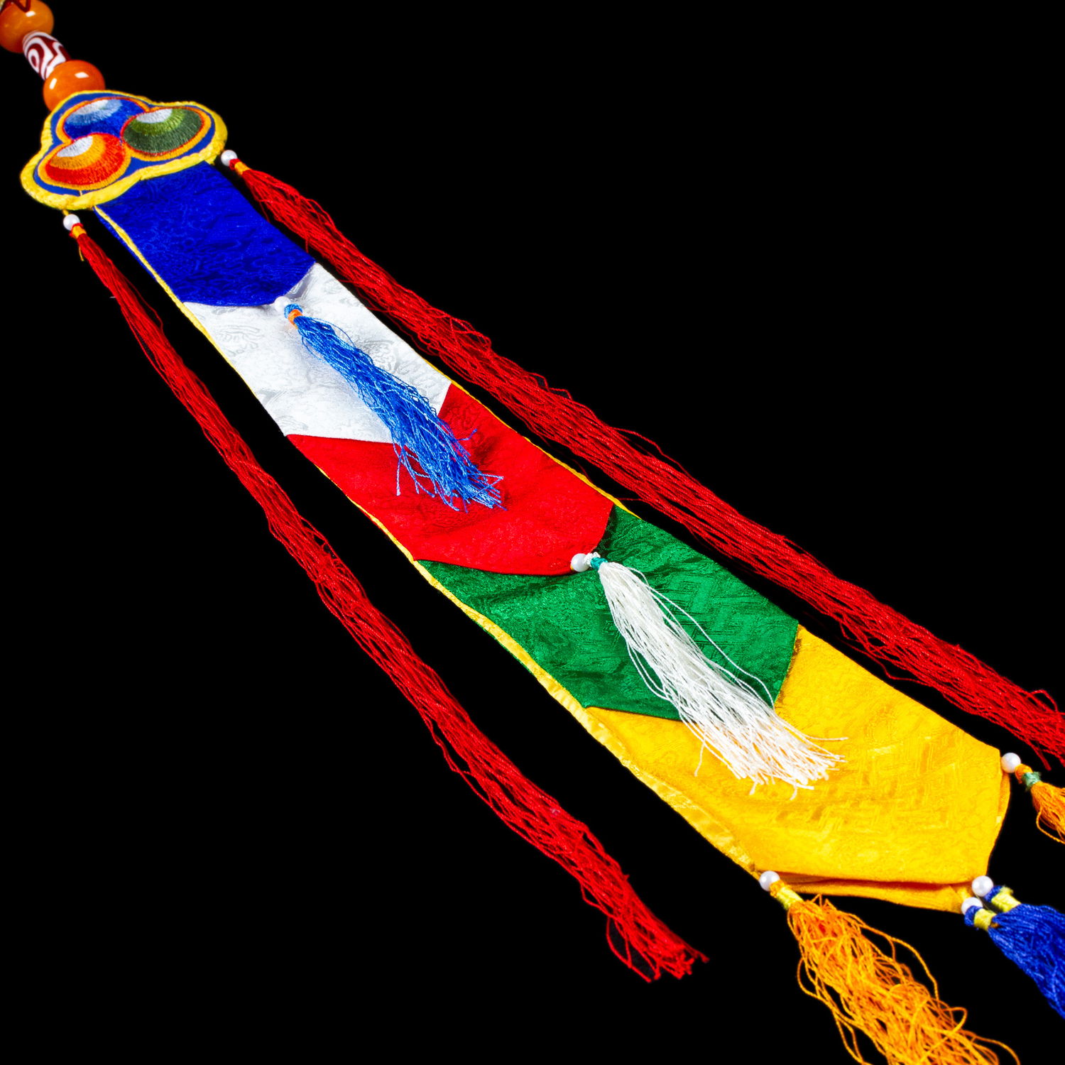Huge Perfect Damaru made from Bawa wood Tibetan, traditional drum for Chod practice, diameter — 28 cm | Buddhist Religious music, M, 28.0 cm