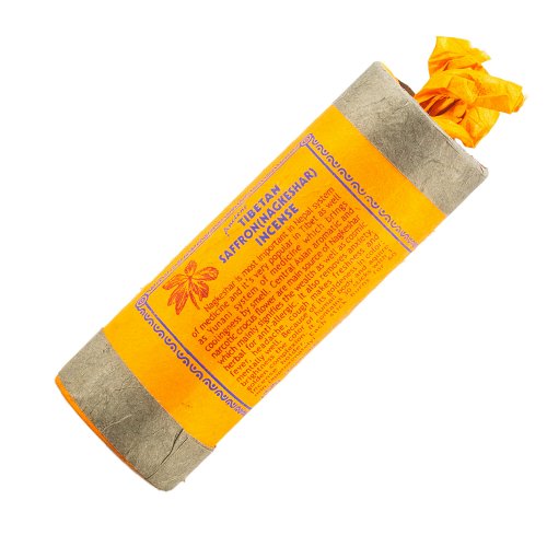 Tibetan Saffron (Nagkeshar) incense, 30 sticks of 13 cm — genuine organic incense from Nepal