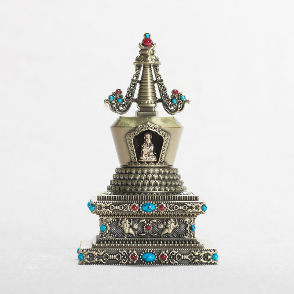 Buddhist Lotus Blossom Stupa — 10.5 cm