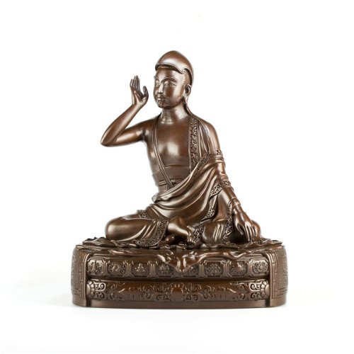 Bronze statue of Rechungpa aka Rechung Dorje Drakpa, Great Kagyu teacher, height — 22.5 cm, fine carving