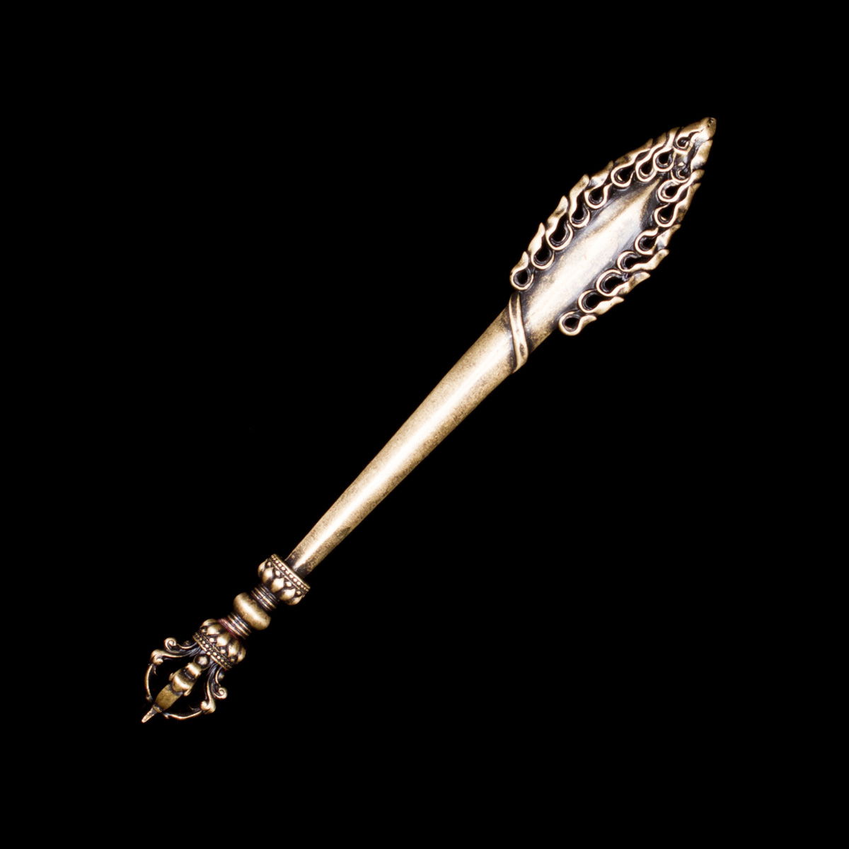 Sword of Manjushri that cuts off ignorance and duality — small figurine for buddhist altar. 