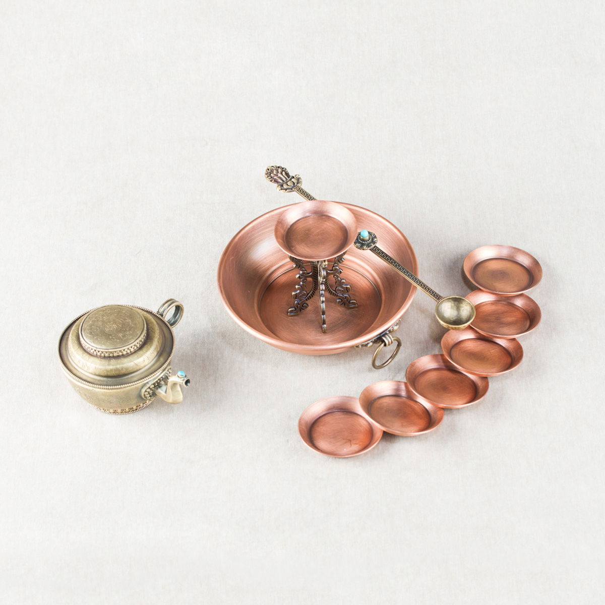 Chutor Water Offering — Water Torma aka Dzambhala Water Offering Set, Best Quality. 