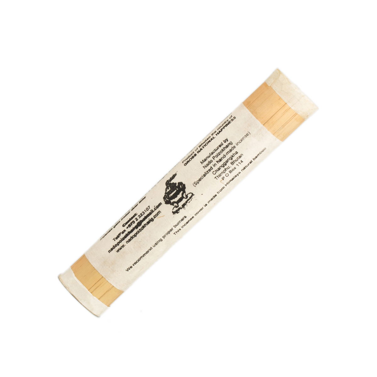 Nado Poizokhang "Happiness" incense, grade "A" — genuine Bhutanese incense from the Land of Happiness, 30 sticks of 21 cm. 