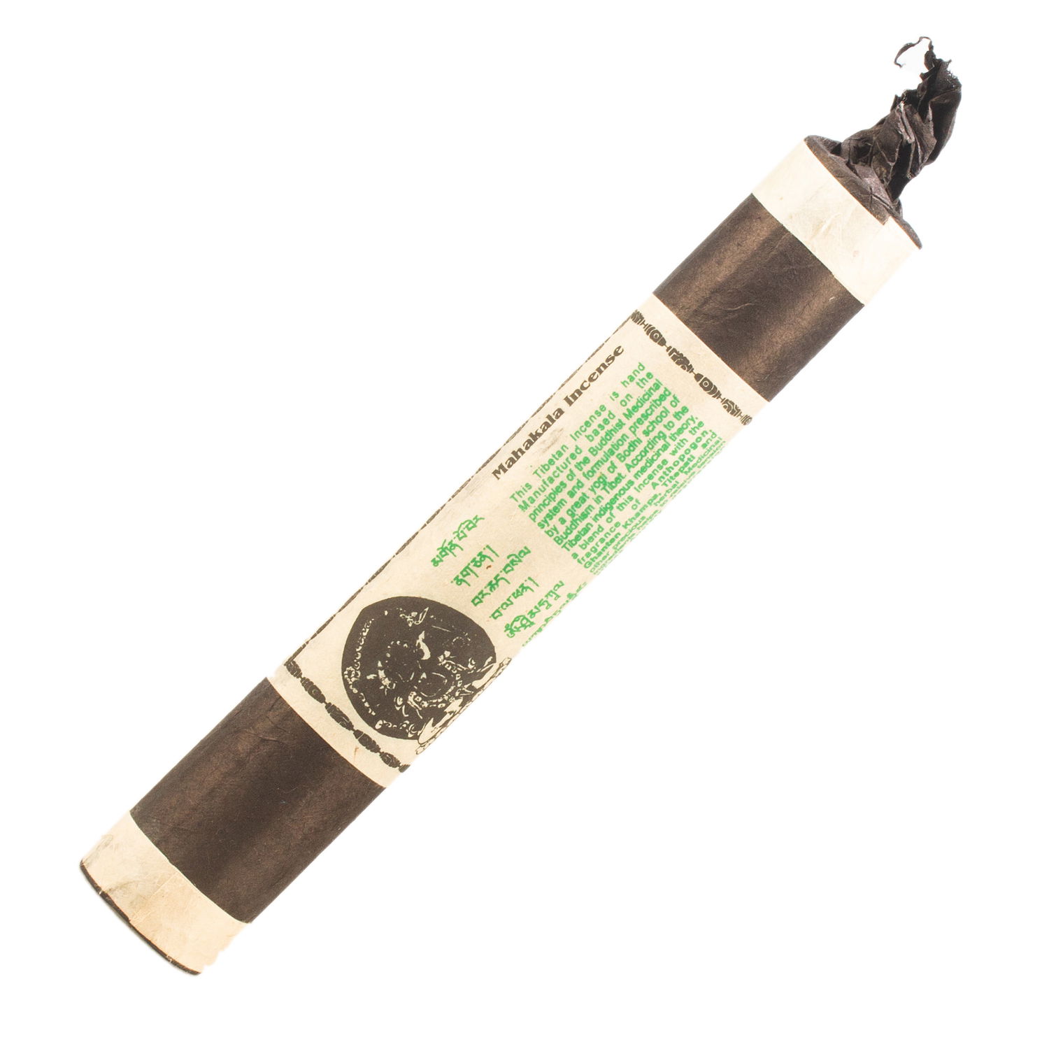 Mahakala Incense, 25 sticks of 18.5 cm — genuine organic incense from Nepal, Mahakala