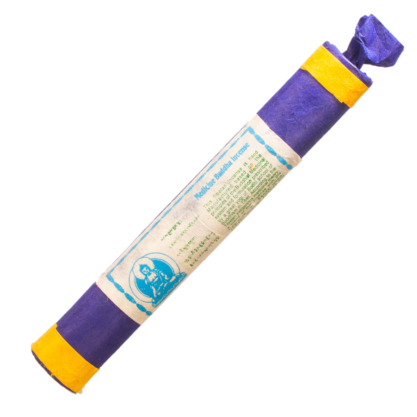 Medicine Buddha Incense, 25 sticks of 18.5 cm — genuine organic incense from Nepal. 