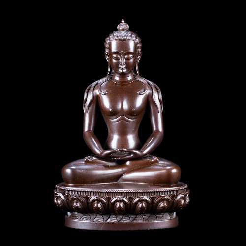 Statue of Buddha Samantabhadra "Kuntu Zangpo" made from copper : small perfection, height — 15.5 cm