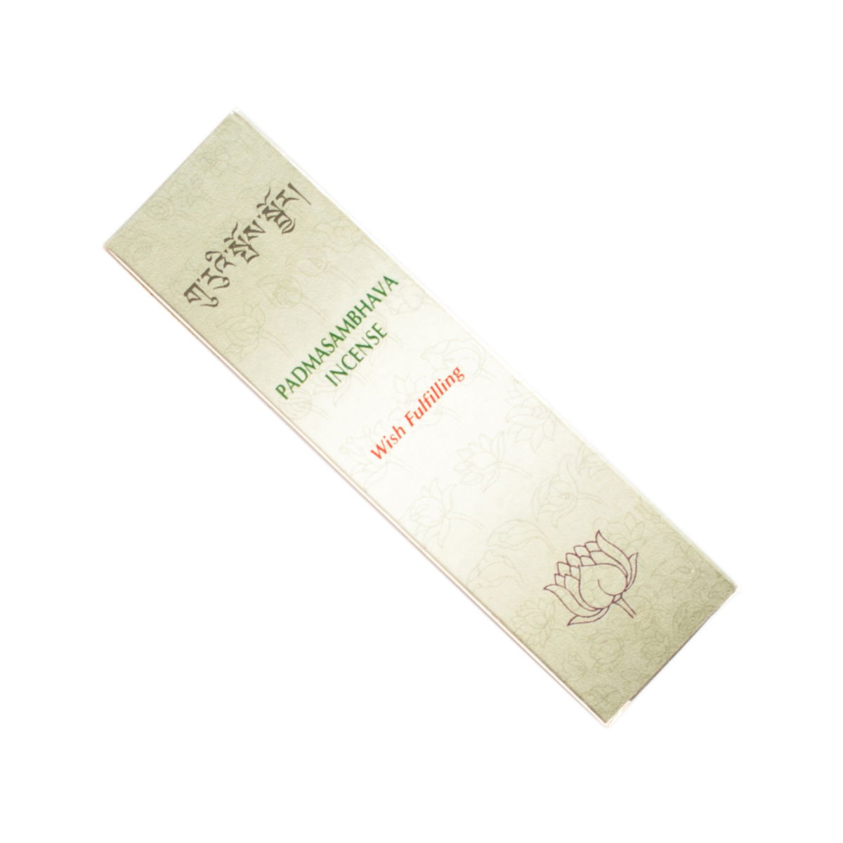 Padmasambhava: Wish Fulfilling — Genuine Tibetan Incense, 20 sticks of 13.5 cm. 