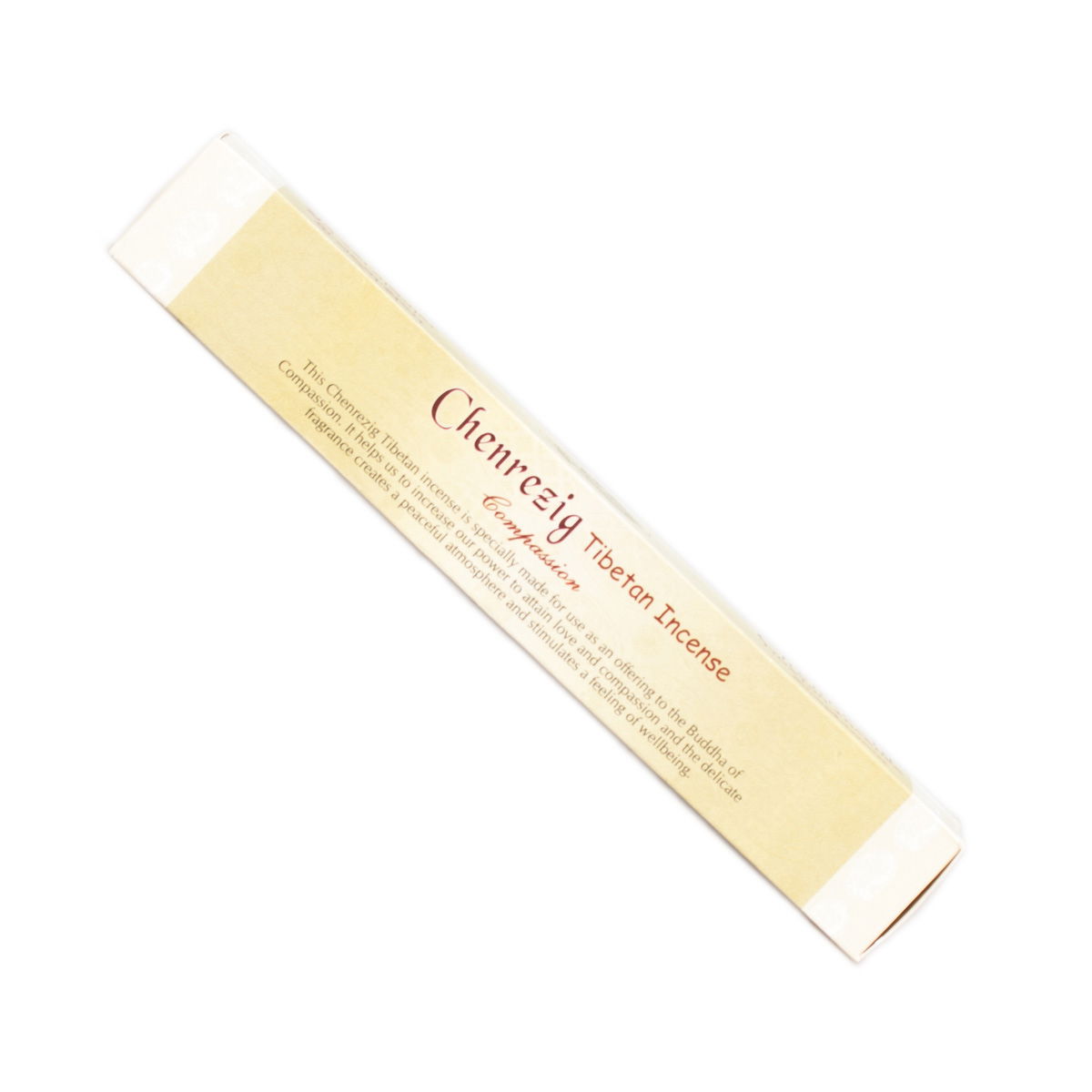 Chenrezig : compassion — Genuine Tibetan Incense, 32 sticks of 19 cm. 