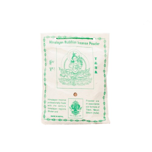 Green Tara — Genuine Tibetan Incense Powder by Himalayan Medicine Industries, 150 gr