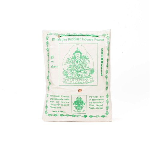 Chenrezik (Avalokiteshvara) — Genuine Tibetan Incense Powder by Himalayan Medicine Industries, 150 gr
