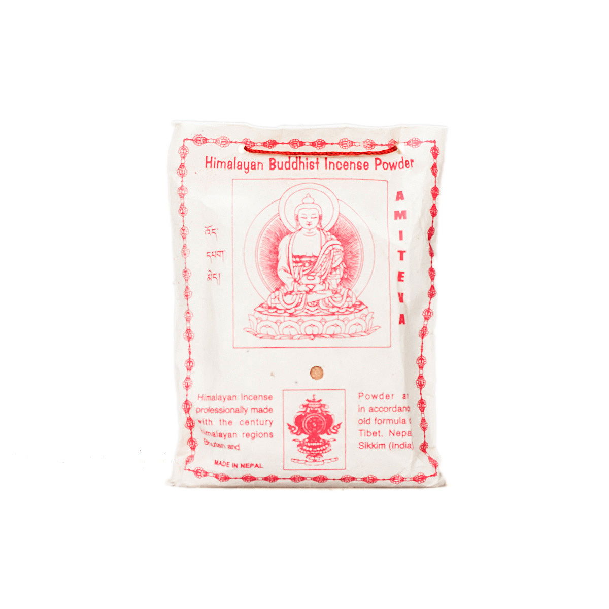 Amiteva (Amitabha, Opame) — Genuine Tibetan Incense Powder by Himalayan Medicine Industries, 150 gr, Amitabha