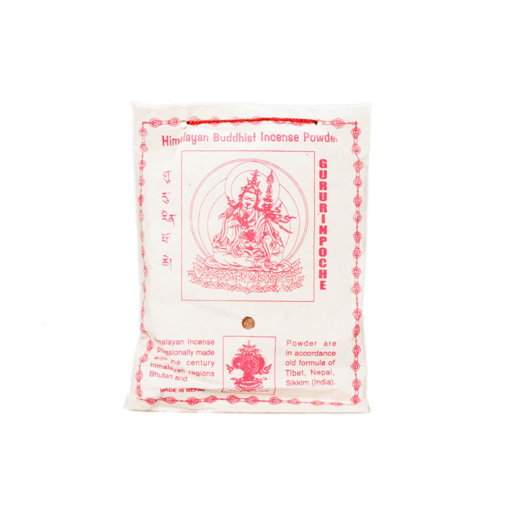 Guru Rinpoche (Padmasambhava) — Genuine Tibetan Incense Powder by Himalayan Medicine Industries, 150 gr, Guru Rinpoche