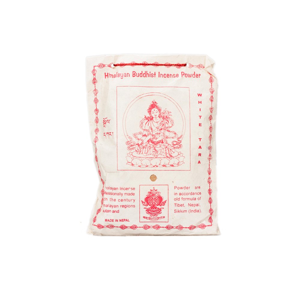 White Tara — Genuine Tibetan Incense Powder by Himalayan Medicine Industries, 150 gr, White Tara