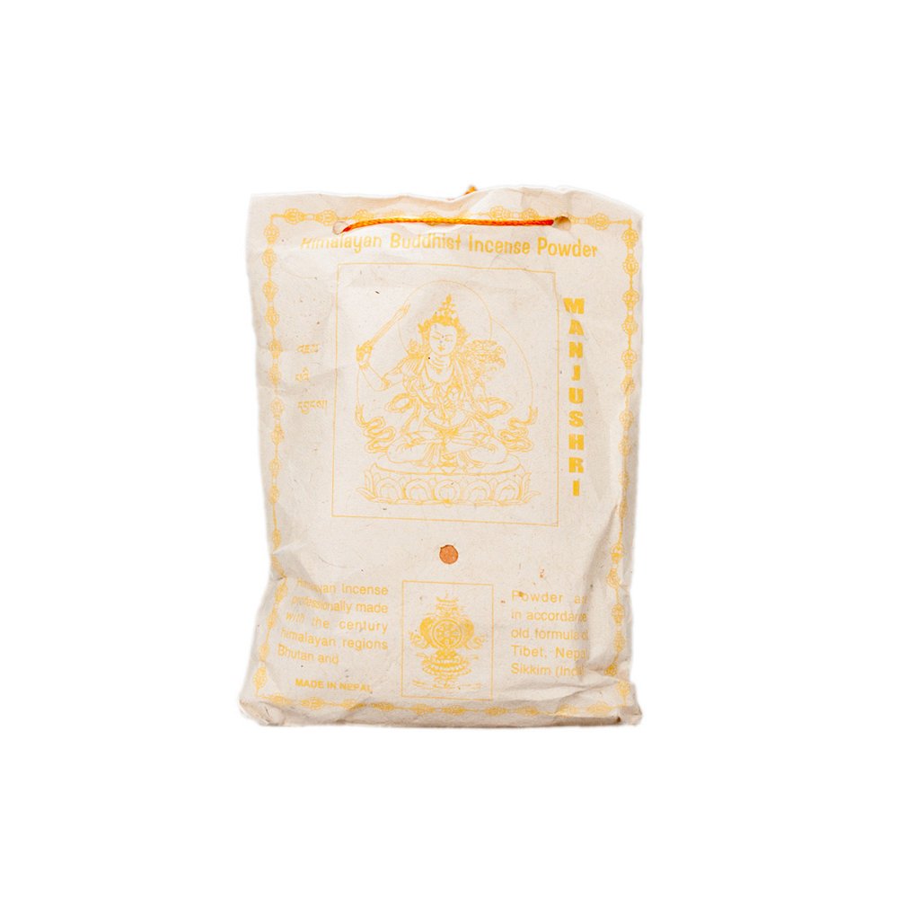 Manjushree or Jampel — Genuine Tibetan Incense Powder by Himalayan Medicine Industries, 150 gr, Manjushree