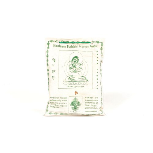 Green Zambala — Genuine Tibetan Incense Powder by Himalayan Medicine Industries, 150 gr