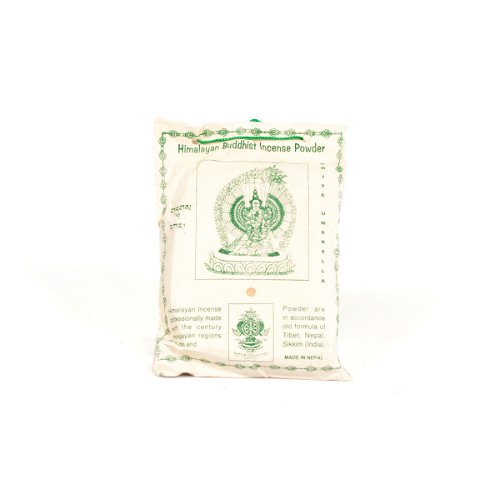 White Umbrella (Sitatapatra, Dugkar) — Genuine Tibetan Incense Powder by Himalayan Medicine Industries, 150 gr