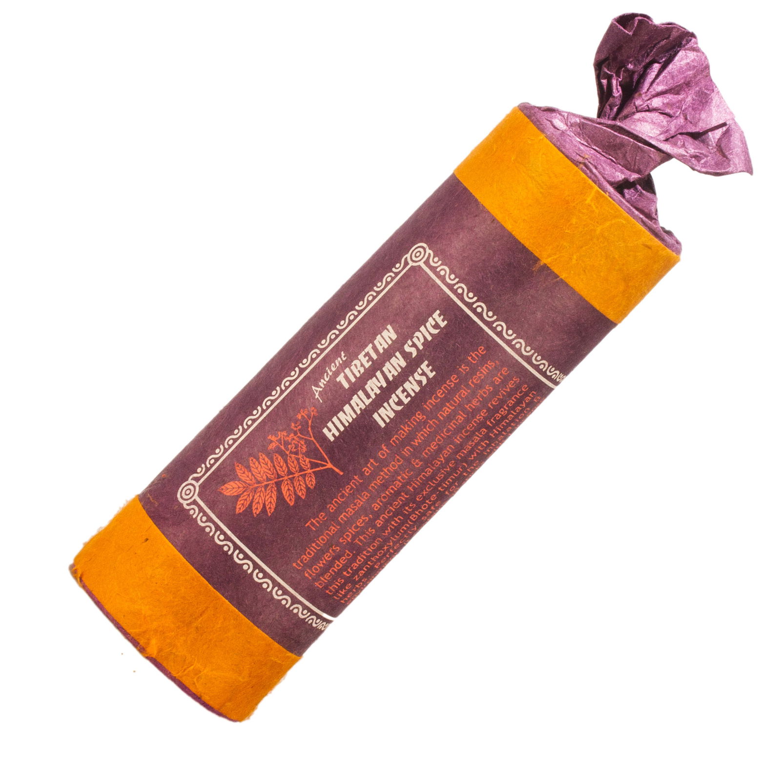 Tibetan Himalayan Spice incense, 30 sticks of 13 cm — genuine organic incense from Nepal. 
