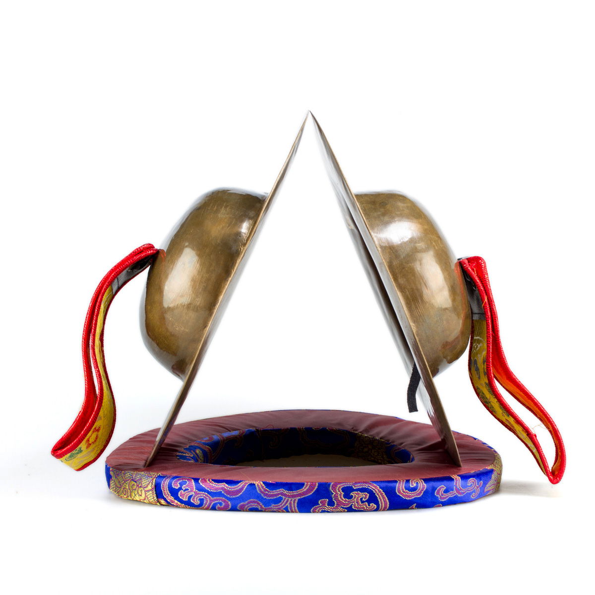 Perfect Tibetan traditional cymbal Rolmo for wrathful deities praying | Buddhist Religious music, diameter — 28.3 cm, Rolmo