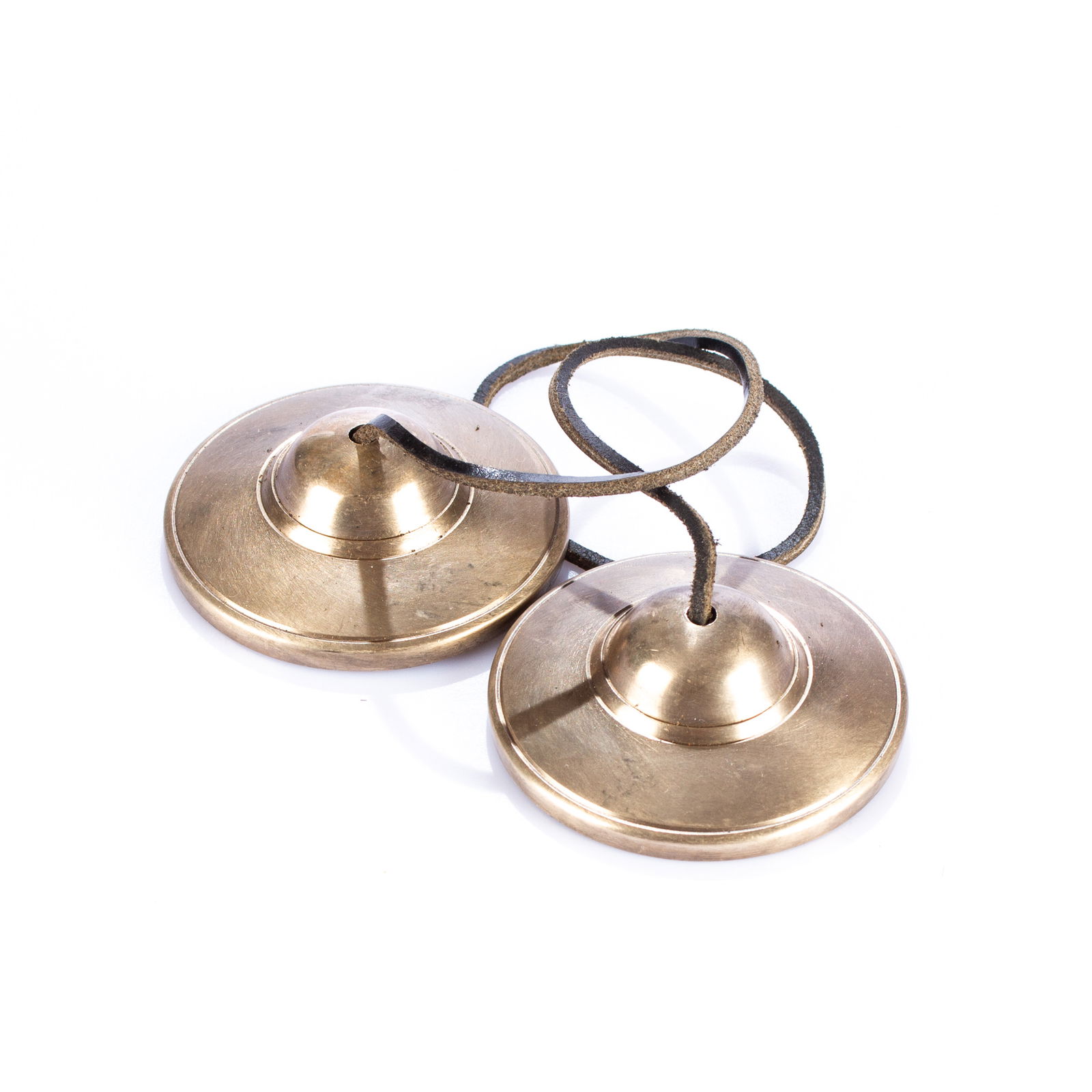 Tingsha small Tibetan ritual cymbal made from Bronze | Buddhist Religious music, Top Quality, diameter — 7.6 cm. 