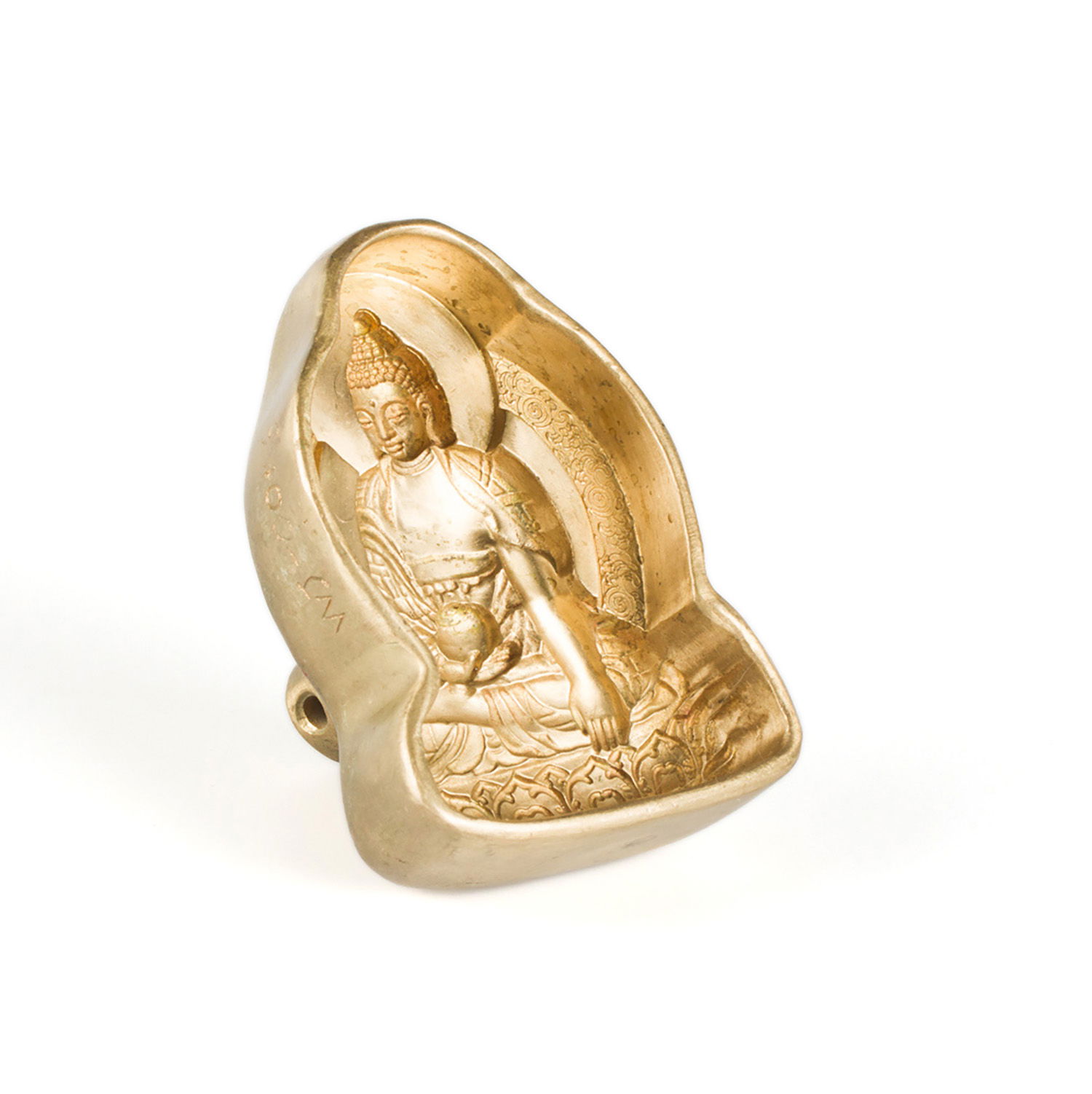 Tsa Tsa "Buddha Shakyamuni", traditional Tibetan mold, big size: height — 9.4 cm width — 6.8 cm | Buddhist art collection. 