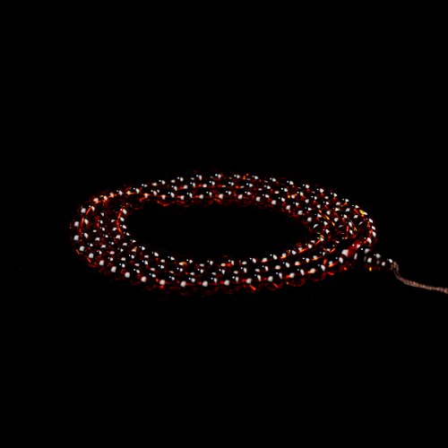 Traditional Tibetan 108-beads Mala, made from Baltic amber | Color — 05, diameter — 5.0 mm | Buddhist malas collection