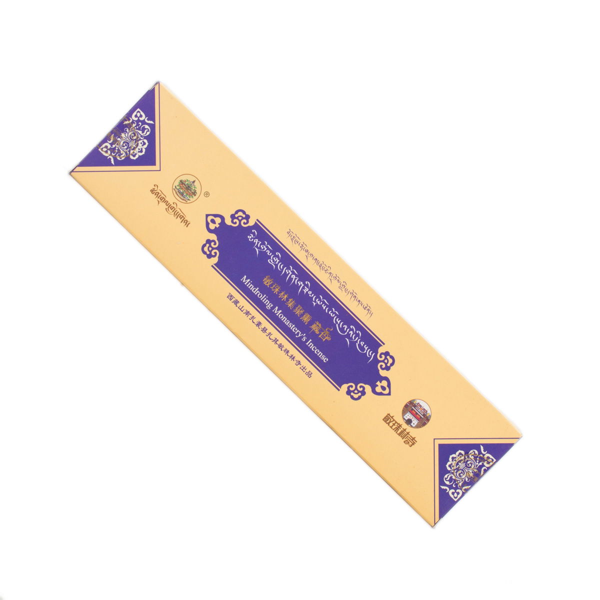 Tibetan Incense "Mindroling Green" — 3rd grade, 100 sticks | Genuine herbal incense from Tibet. 