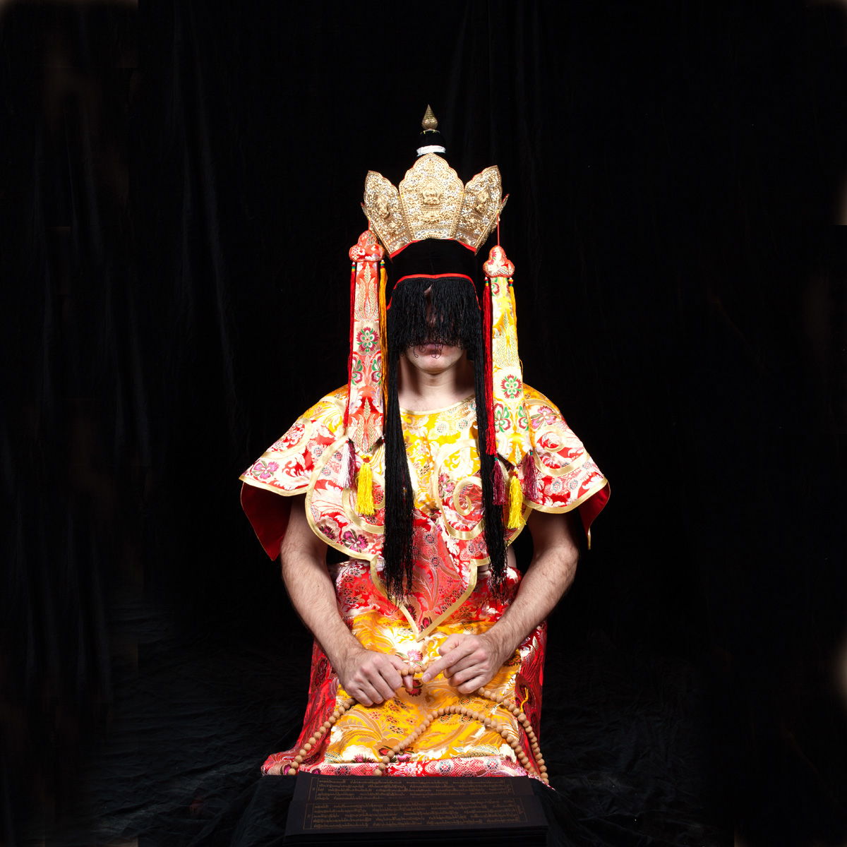 Buddhist Traditional Ceremonial Apparel (Puja Dress) made from high quality brocade | Tibetan Ceremonial clothes collection. 