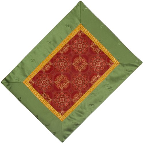 Altar Cover from best quality Natural Viscose (“Artificial Silk”), size 65 x 85 cm | Tibetan Buddhist accessories and home decor