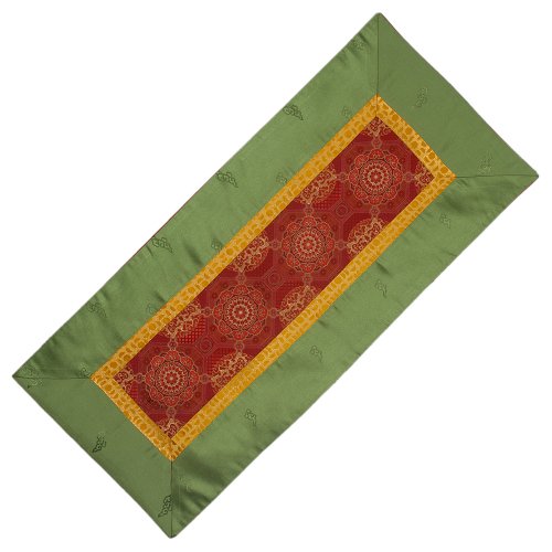 Altar Cover from best quality Natural Viscose (“Artificial Silk”), size 45 x 110 cm | Tibetan Buddhist accessories and home decor
