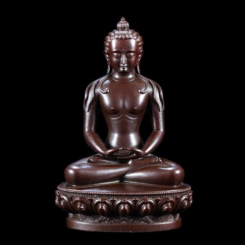 Statue of Buddha Samantabhadra "Kuntu Zangpo" made from copper : small perfection, height — 10.0 cm