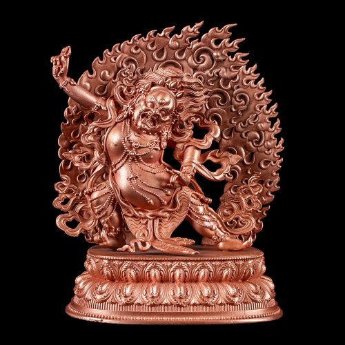 Statue of Vajrapani well known Dharma protector, small size — 11.0 cm, fine carving