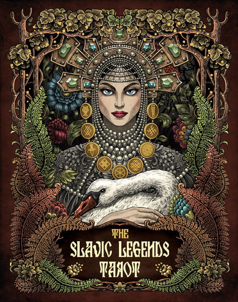 Таро Славянские легенды. The Slavic Legends Tarot (ГЛЯНЦЕВЫЕ КАРТЫ, ЗОЛОТОЙ СРЕЗ). 