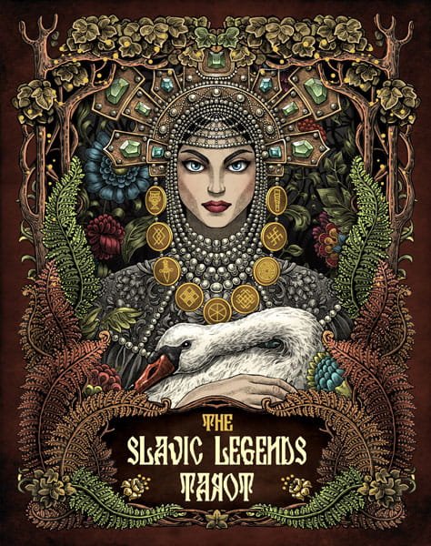 Таро Славянские легенды. The Slavic Legends Tarot (МАТОВЫЕ КАРТЫ, ЧЕРНЫЙ СРЕЗ)