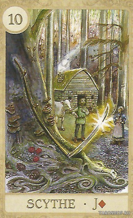 ​Волшебная сказка Ленорман в металлической коробочке. Fairy Tale Lenormand in Tin