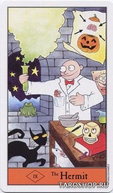 Таро Хэллоуин в металлической коробочке. The Halloween Tarot in Tin, Мини