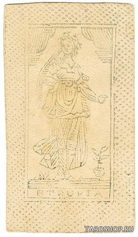 Таро Миниатюра Этрурии. Ancient Minchiate Etruria Tarot. Лимитированное издание