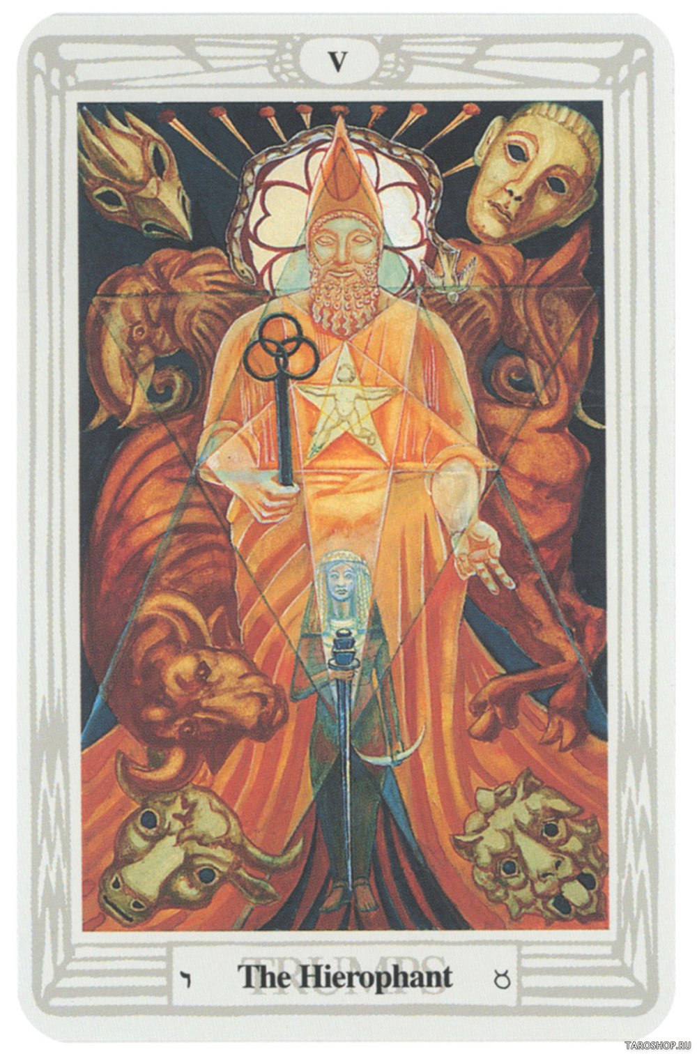 Crowley Gold Edition. Aleister Crowley Deluxe Tarot: Gilded Deck & Book Set