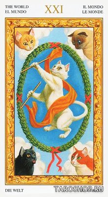 Tarot Of White Cats Таро Белых кошек (коробка на английском языке)