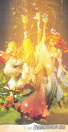 Traditional Manga Tarot. Таро Традиционная Манга на английском языке (EX259), Английский