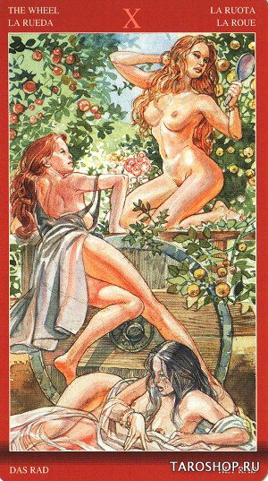 Таро Магия Наслаждений. Tarot of Sexual Magic на английском языке (EX169), Италия, стандарт мультиязычная