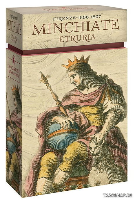 Таро Миниатюра Этрурии. Ancient Minchiate Etruria Tarot. Лимитированное издание. 