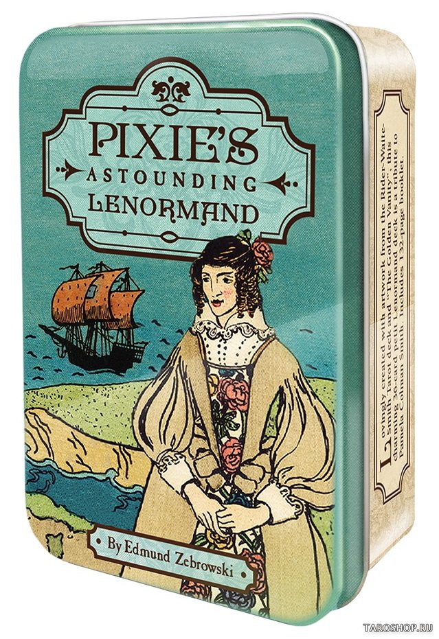 Pixie’s Astounding Lenormand in Tin. Оракул Пикси Ленорман в металлической коробочке