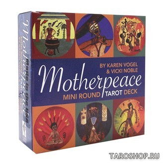 Mini Motherpeace Round Tarot. Круглое Таро Матери Мира Мини. 