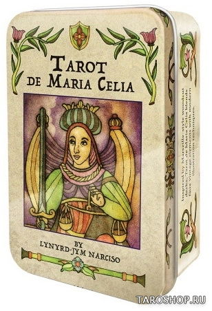 Tarot De Maria Celia in Tin. Таро Марии Целиа в металлической коробочке. 