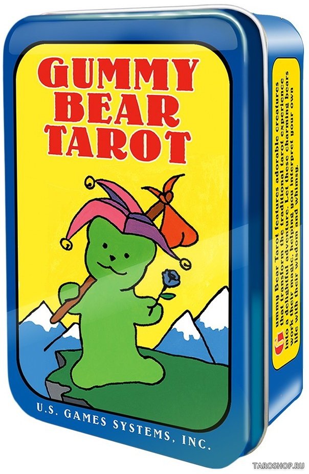Gummy Bear Tarot in Tin. Таро Мишек Гамми в металлической коробочке