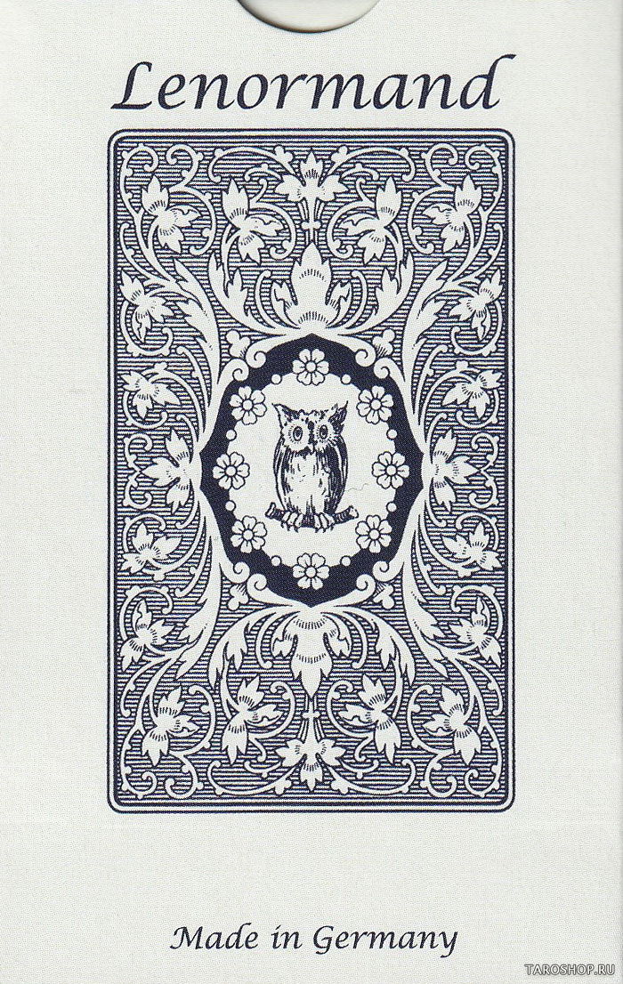 Оракул Ленорман Голубая Сова. Lenormand Blue Owl. 