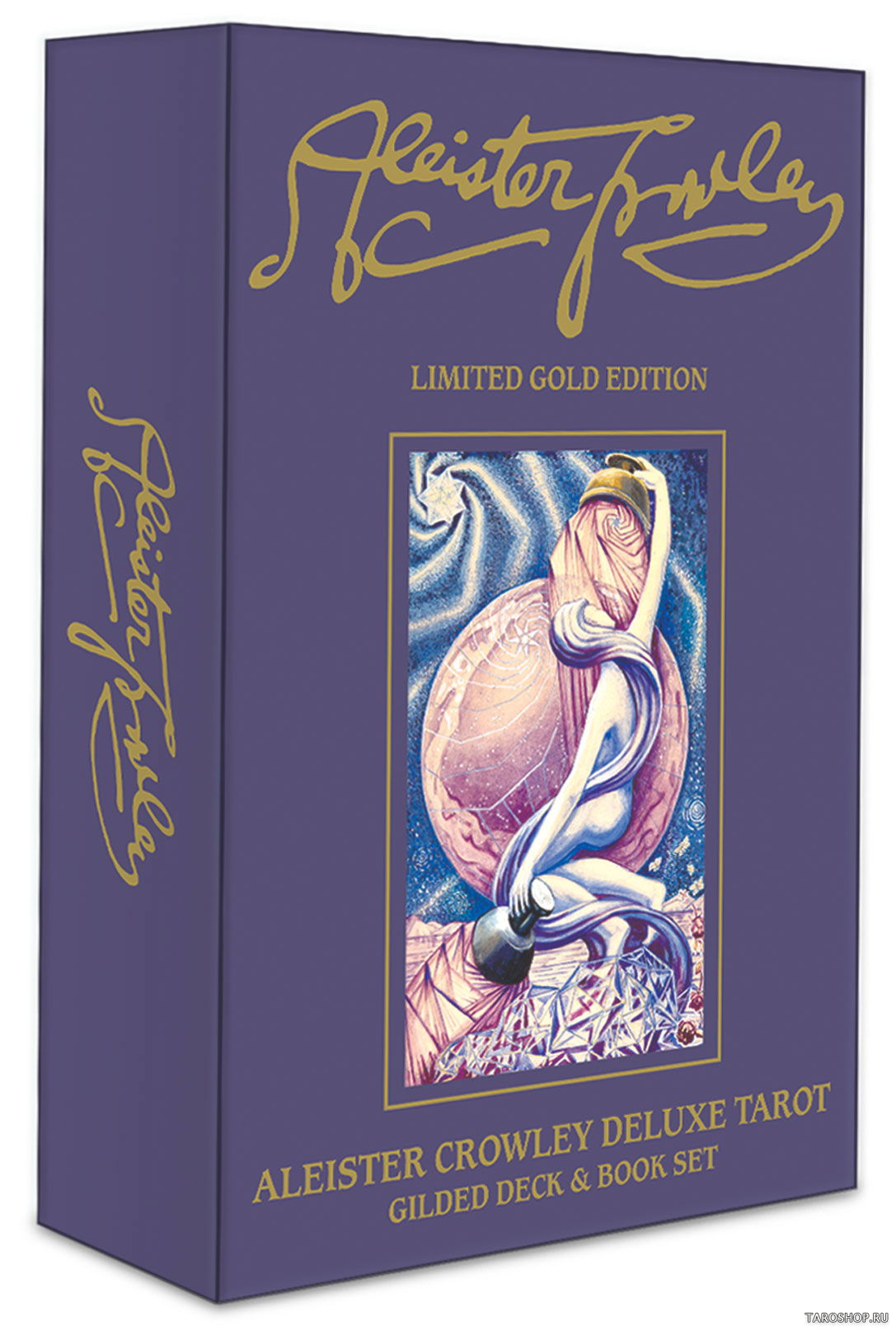 Crowley Gold Edition. Aleister Crowley Deluxe Tarot: Gilded Deck & Book Set. 